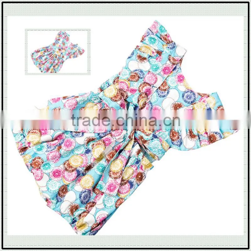 Wholesale new design boutique baby clothing children backless jumpsuit summer wear