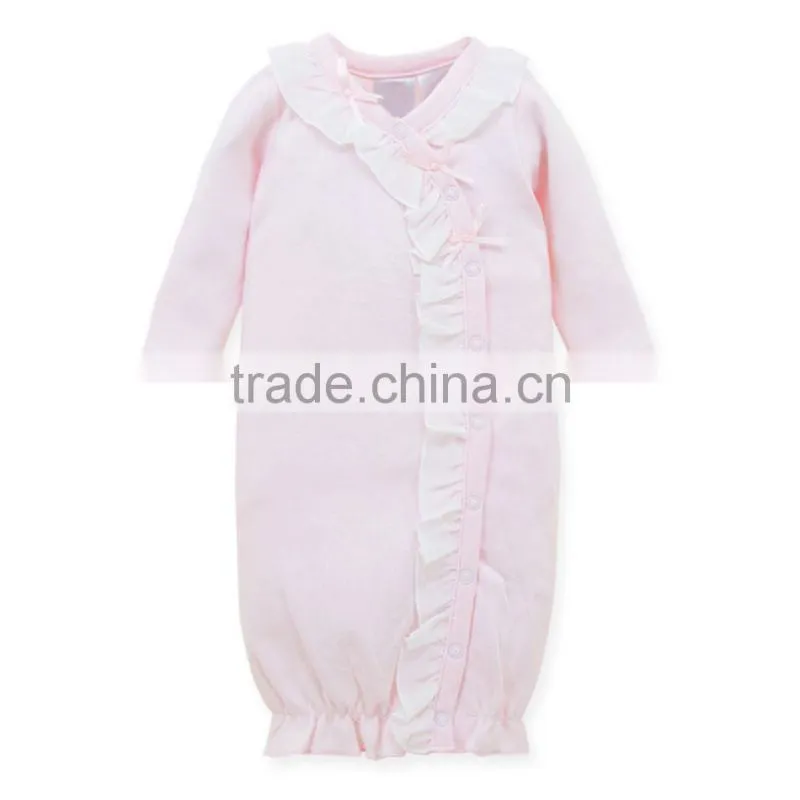 Hot Sale Baby Soft 100% Cotton Spring Autumn Winter Light Pink Newborn Baby Sleeping Bag
