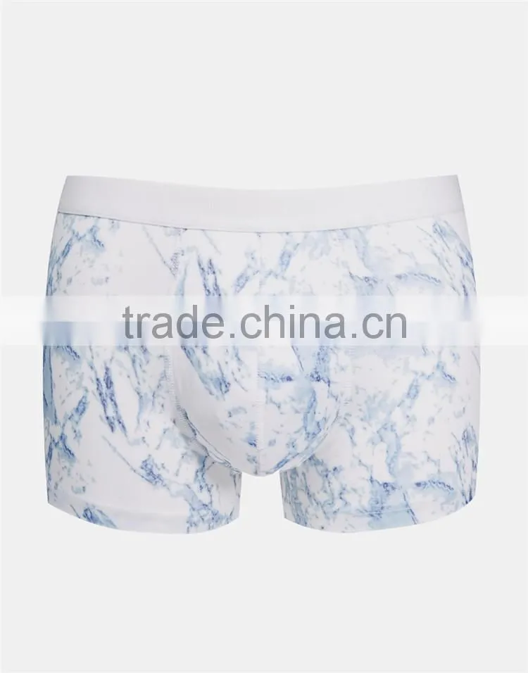 Marble print mens bodybuilding briefs