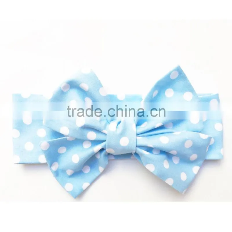 Handmade Headband Polka Dots Hair Accessory Wholesale Girl Headbands