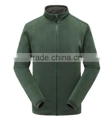 China Oem good quality Cheaper customized designs polar fleece jackets wholesale contrast color stand collar jackets