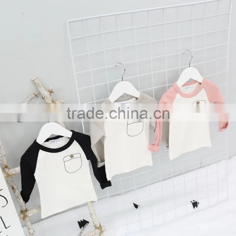 High quality fashion nova clothing kids cartoon printing shirt kids long sleeve t shirt