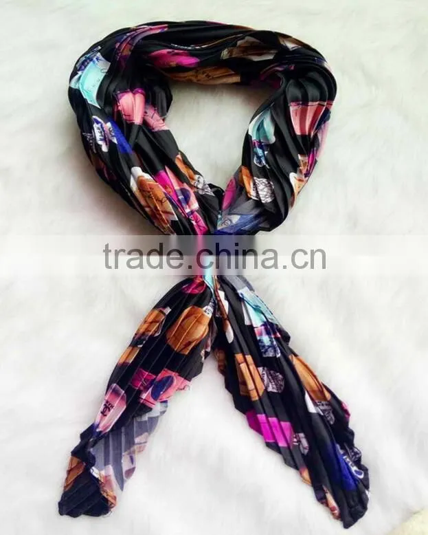 EY0017A best sale colorful printing friendly polyester elephant print scarf