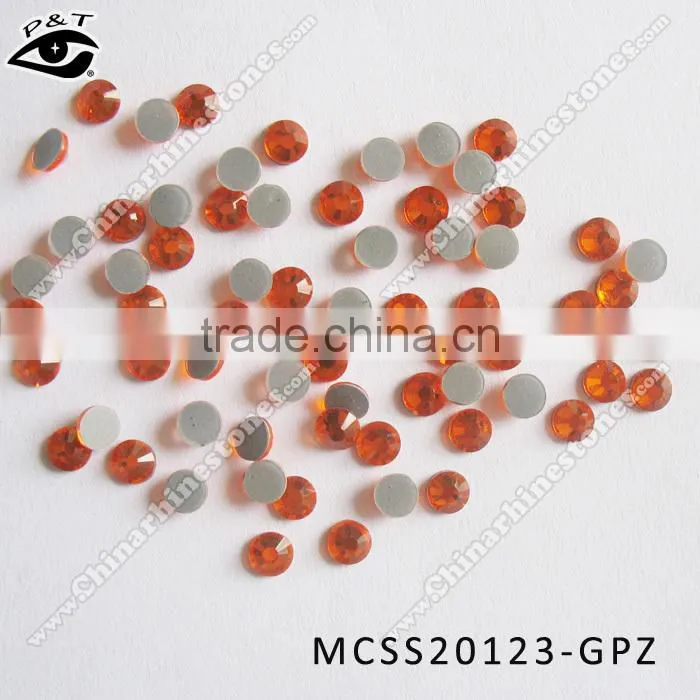 TOP DMC hotfix rhinestone ss20 hyacinth color orange rhinestones