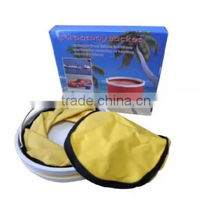 Outdoor Camping Folding Collapsible Bucket Barrel-11L-Zipper bag