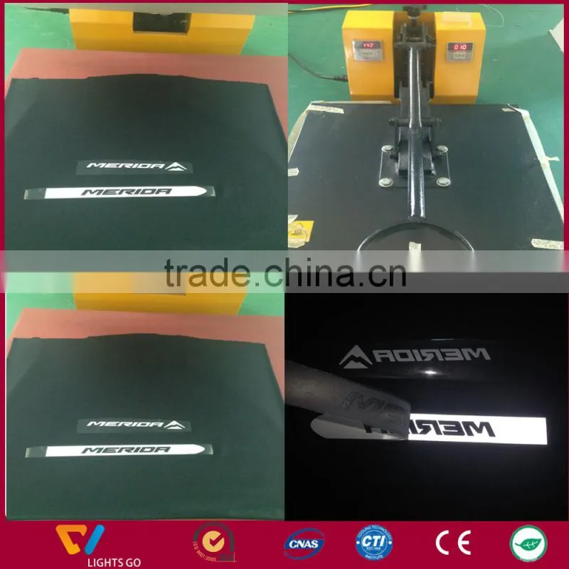 glow in the dark heat transfer reflective labels for clothing