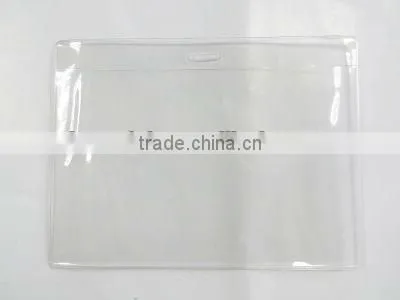 white id badge lanyard and pouch id hanger with series color