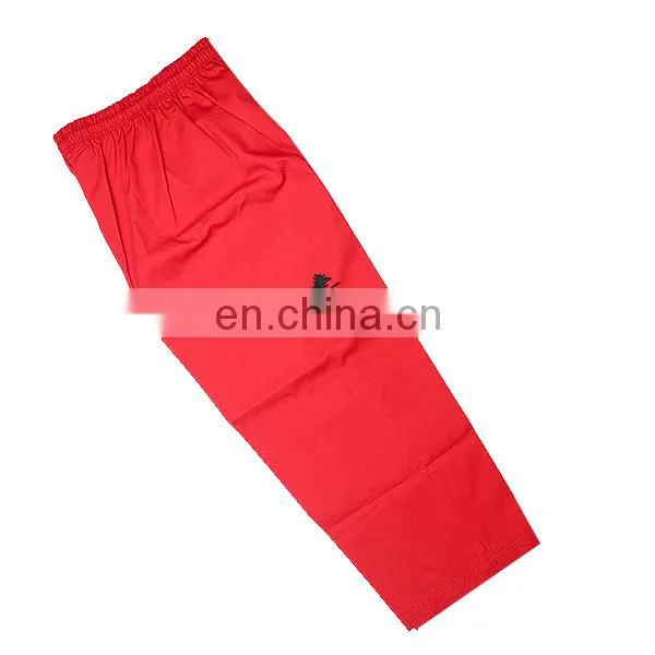 custom red taekwondo dobok