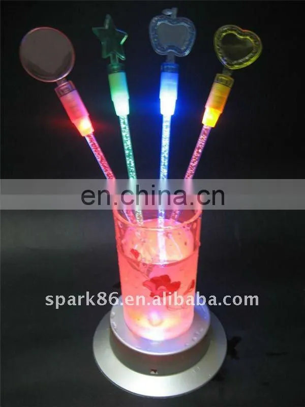 plastic led cocktail stirrer
