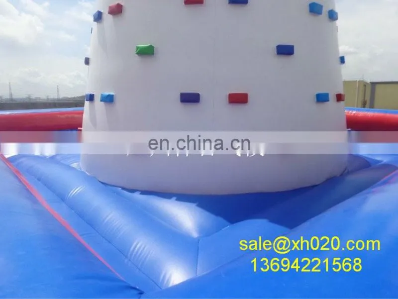 Air rock mountain inflatable rock climbing wall for kids & adults