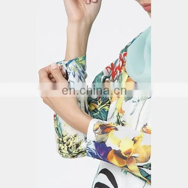 Custom fashion floral dress long sleeve muslim jubah new model abaya in dubai