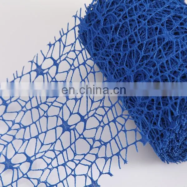 2015 Various Colors Flower Sleeve Material Recycled Dacron Cotton Mesh fabric