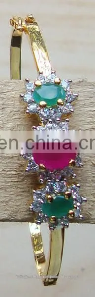 CZ bracelet jewelry manufacturer, cubic zirconia bracelets jewellery exporter