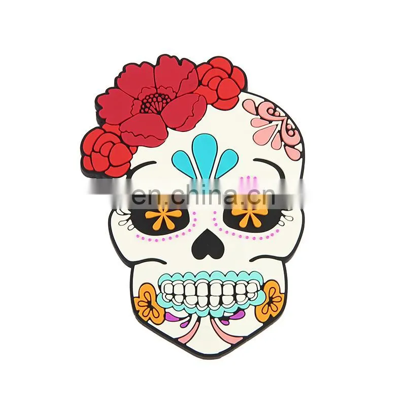 High Quality Customed Skeleton Embroidered Keyring