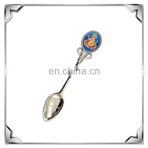 custom souvenir metal silver spoon