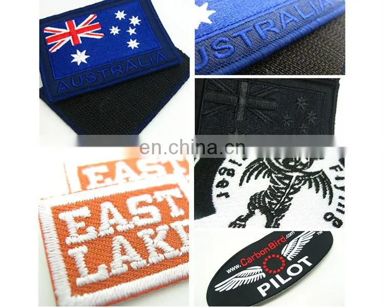Wholesale Sublimation Blank Embroidery Badge For Textiles