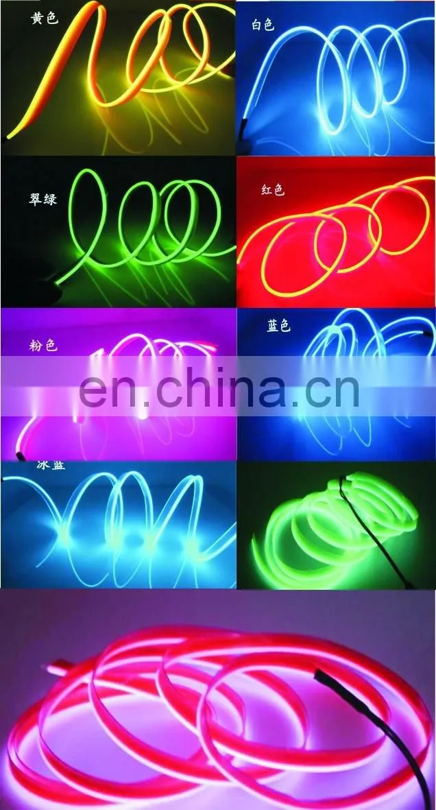 high brightness flexible neon el cold light