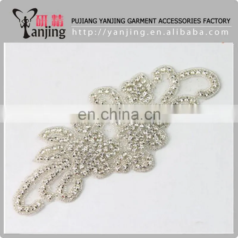 Professional Factory Wholesale Sequin applique,sew on glass beads rhinestone patch Quality Choice Inquiries