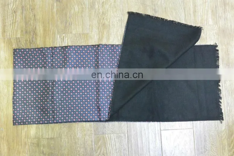 top quality 100% silk double face scarf