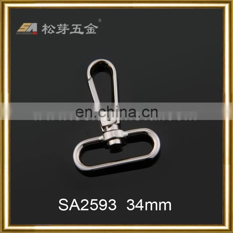 Hot Zinc Alloy Snap Hook, Plated Trigger Snap Hook For Handbag, Dog Leash Snap Hook Keychain Hook