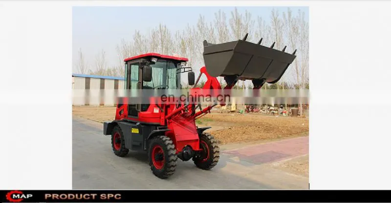 New Design 800kg Mini Small Wheel Loader of Front Loader
