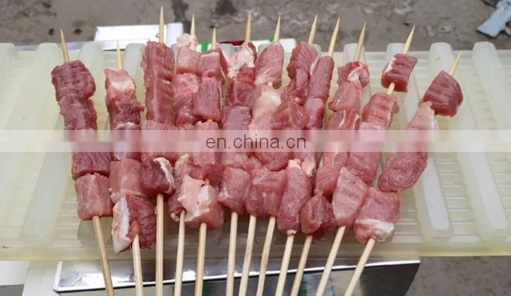 Manual type meat skewer machine / making machine skewer meat / satay skewer machine