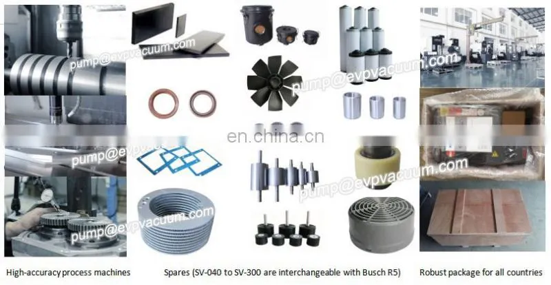 single stage rotary vane vacuum system CVS Vacuum unit SV Vacuum pump