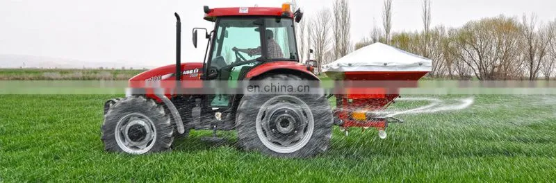 Tractor mounted fertilizer spreaders