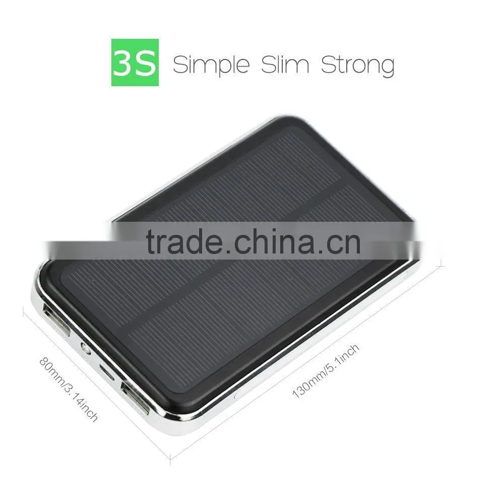 Customized 12000mah power bank solar power bank 12000mah mobile power banks with indicator