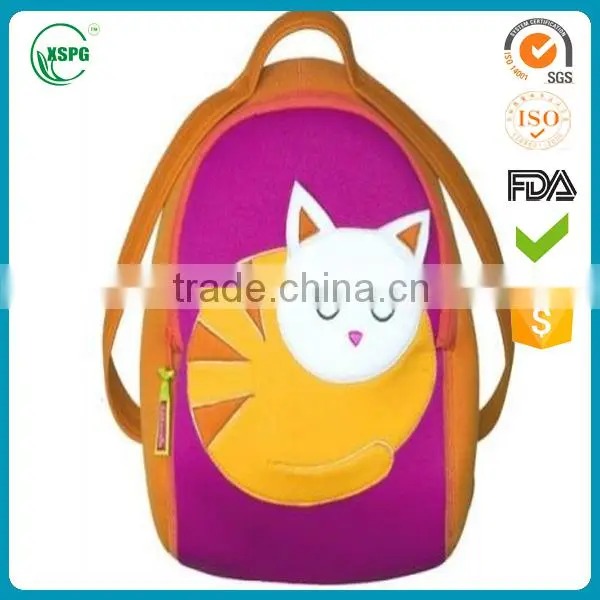 Cartoon printing neoprene tote bag lunch bag
