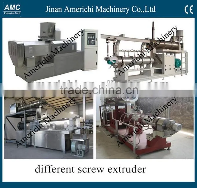 twin screw extruder food small snacks machine