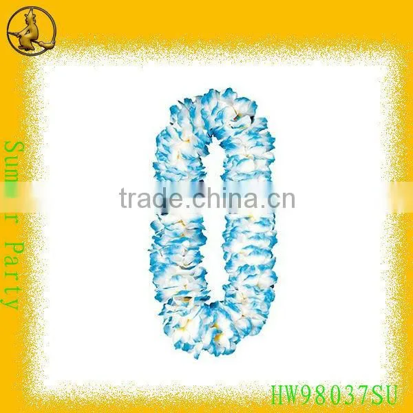 Polyester Hawaii Flower Lei/ Fashion Purple Hawaii Flower Necklaces