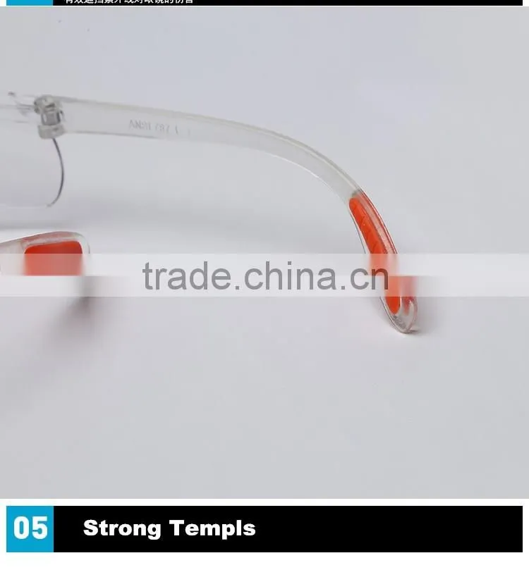 Factory wholesale clear electric welding lens safety glasses dustproof tanning eye protective goggles