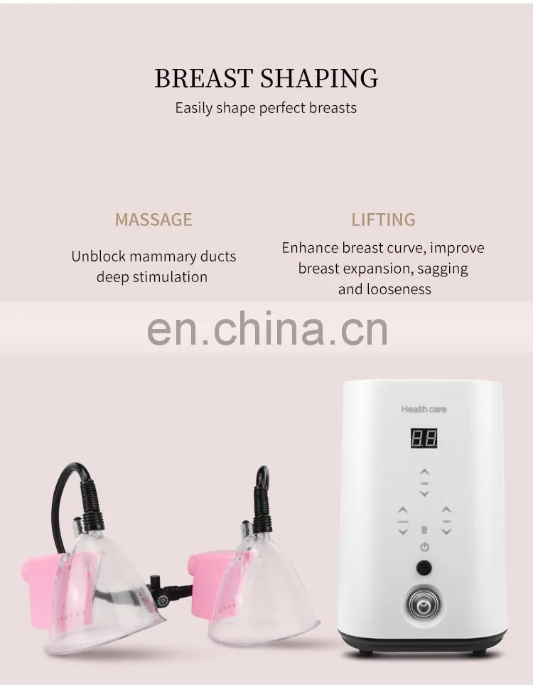 HOT Factory Vacuum Therapy Breast Enlargement Machine Vacuum Pump Butt Lift Breast Sucking Body Therapy Lymph Drainage