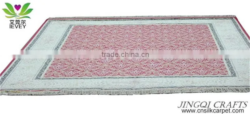 luxury room decoration pure handmade turkish silk carpet 9.3*12.25ft