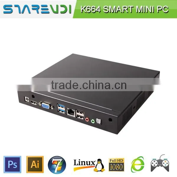 3 years warranty mini PC Baytrail embedded desktop PC mini computer CPU quad core 2.4G with USB3.0