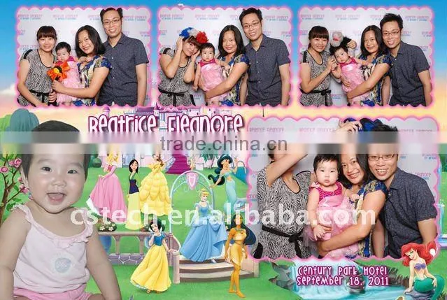 Hot Sale Touch Screen Photo Sticker Machine For Rental