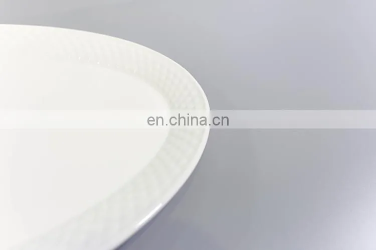 Restaurant Hotel supply unbreakable super ware ceramic like melamine dinner set
