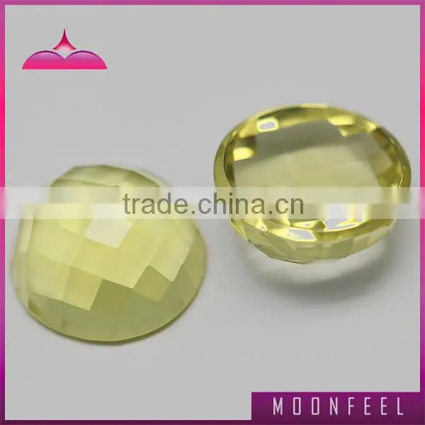 natural yellow lemon topaz gemstone