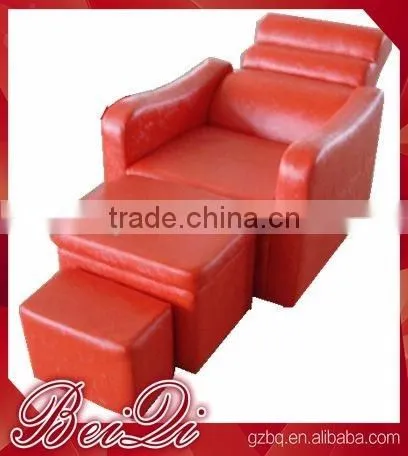 Beiqi Topsale Wholesale Nail Salon Cheap Pedicure Massage Chair Cover Synthetic Leather in Guangzhou