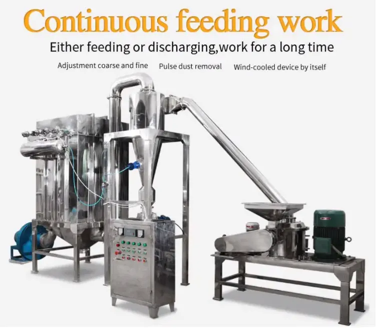 200-500 kg Per Hour Super Fine Pulverizer Grinding Machine