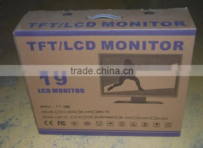 19" aluminium housing touch monitor with TFT LCD panel