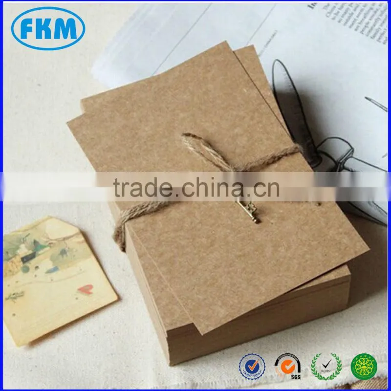 Blank Kraft Paper Card