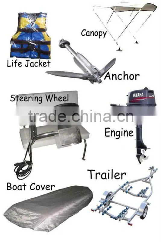 PVC/Hypalon RIB520 Fiberglass Inflatable Boat