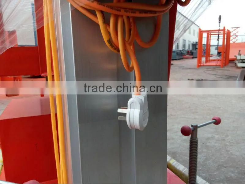 hydraulic single mast aluminum alloy small home lift