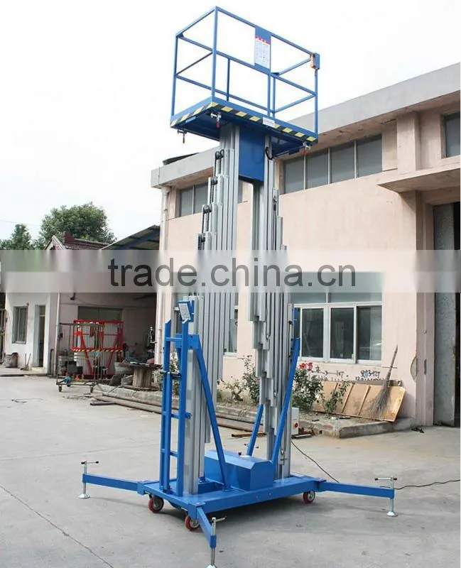 12meter hydraulic mobile portable aluminum telescopic ladders/man lift