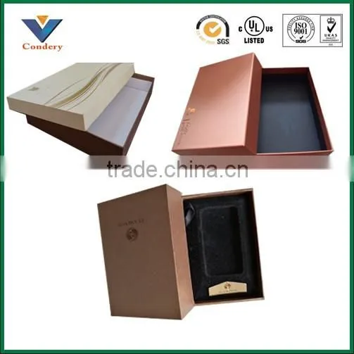 Custom colorful box packing clear shoe box bag in box