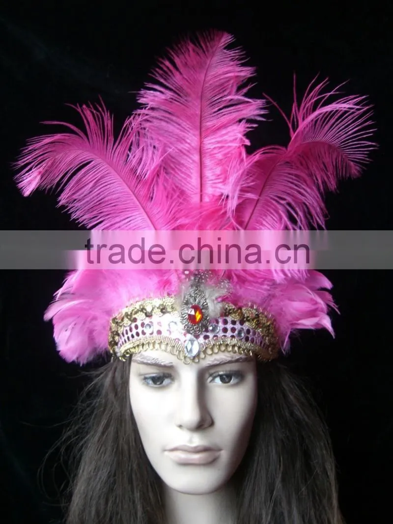 custom party headwear in 2016 feather headdress and the wholesale headdress indian