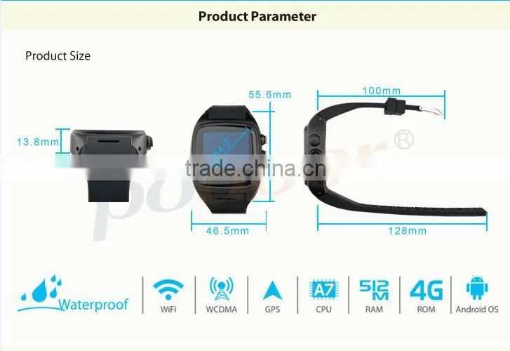 2016 New Arrive android Bluetooth Smart Watch With 5.0MP Camera Support SIM Card Micro TF Card WIFI Android Bluetooth Watch