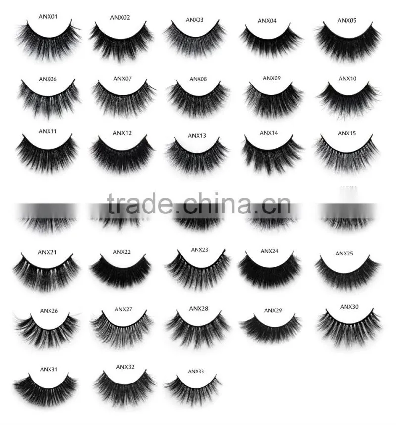 private label horse fur lashes, 3d mink eyelashes,mink strip eyelashes mink the eyelash extension